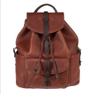 WILL LEATHER GOODS Rainier backpack in Cognac.